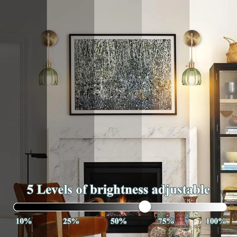 Sakerplus Battery-Powered RGB Wall Sconce Set - Image 9