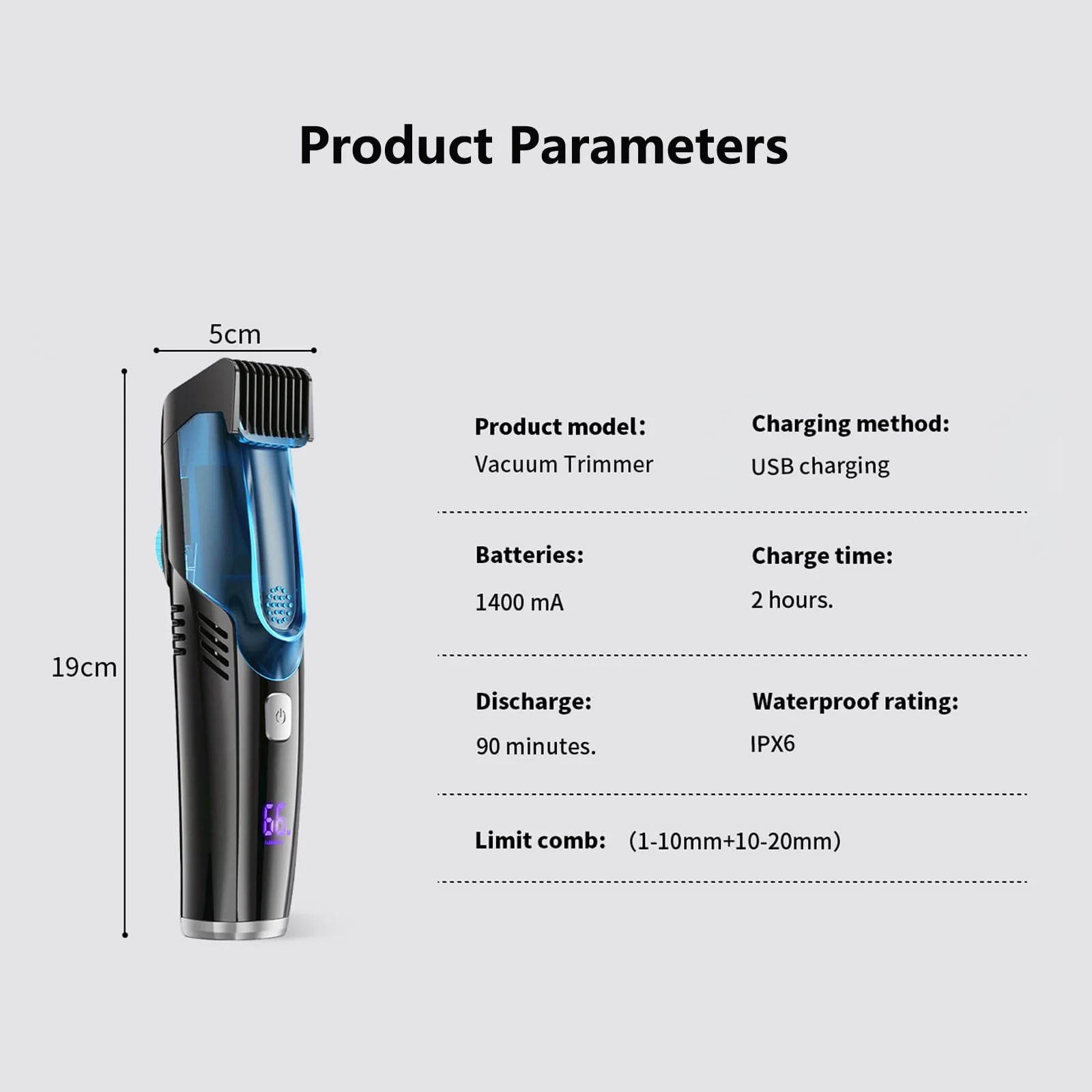 Sakerplus Beard Trimmer for Men - Image 10