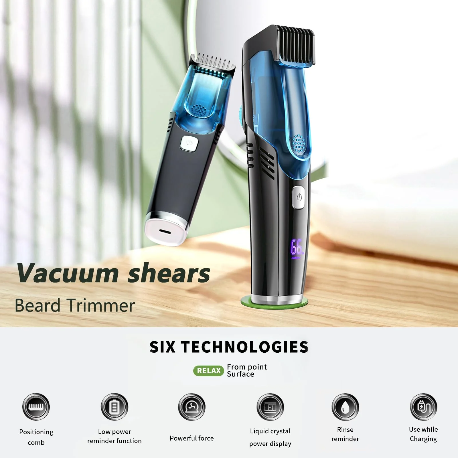 Sakerplus Beard Trimmer for Men - Image 14