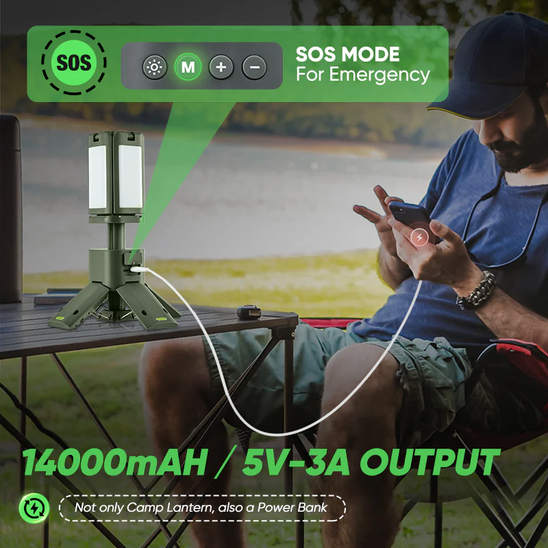 SakerPlus Retractable Windproof Camping Lantern - Image 6