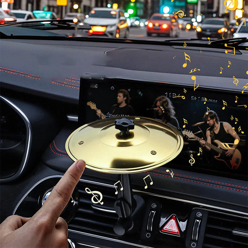 Sakerplus Car Vent Mini Drum Cymbal Accessory - Image 3