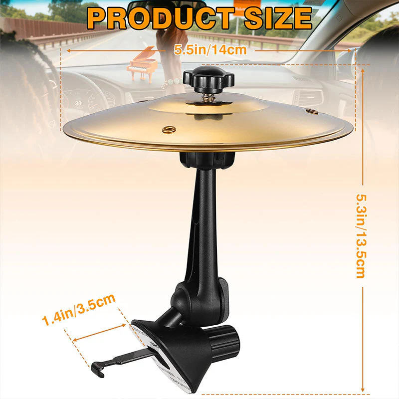 Sakerplus Car Vent Mini Drum Cymbal Accessory - Image 4