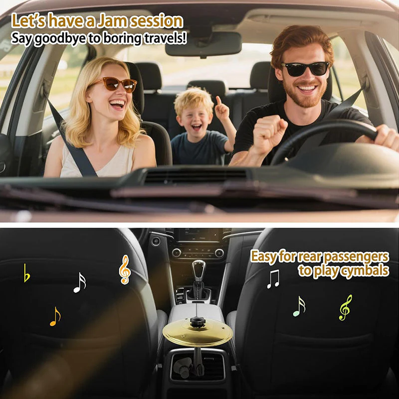 Sakerplus Car Vent Mini Drum Cymbal Accessory - Image 6