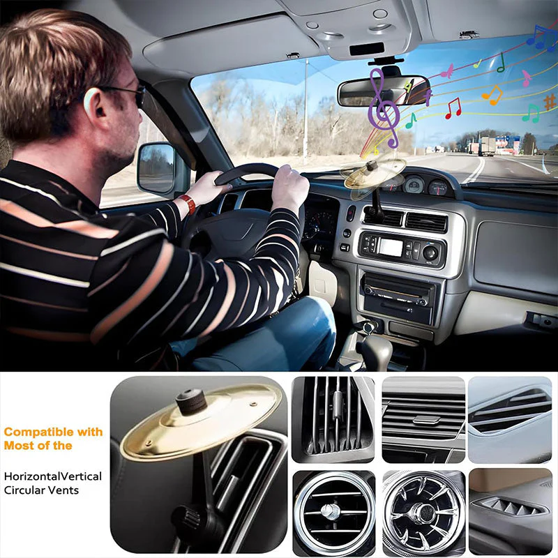Sakerplus Car Vent Mini Drum Cymbal Accessory - Image 7