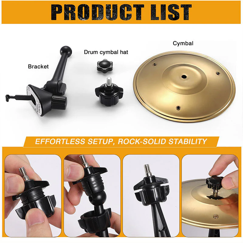 Sakerplus Car Vent Mini Drum Cymbal Accessory - Image 9
