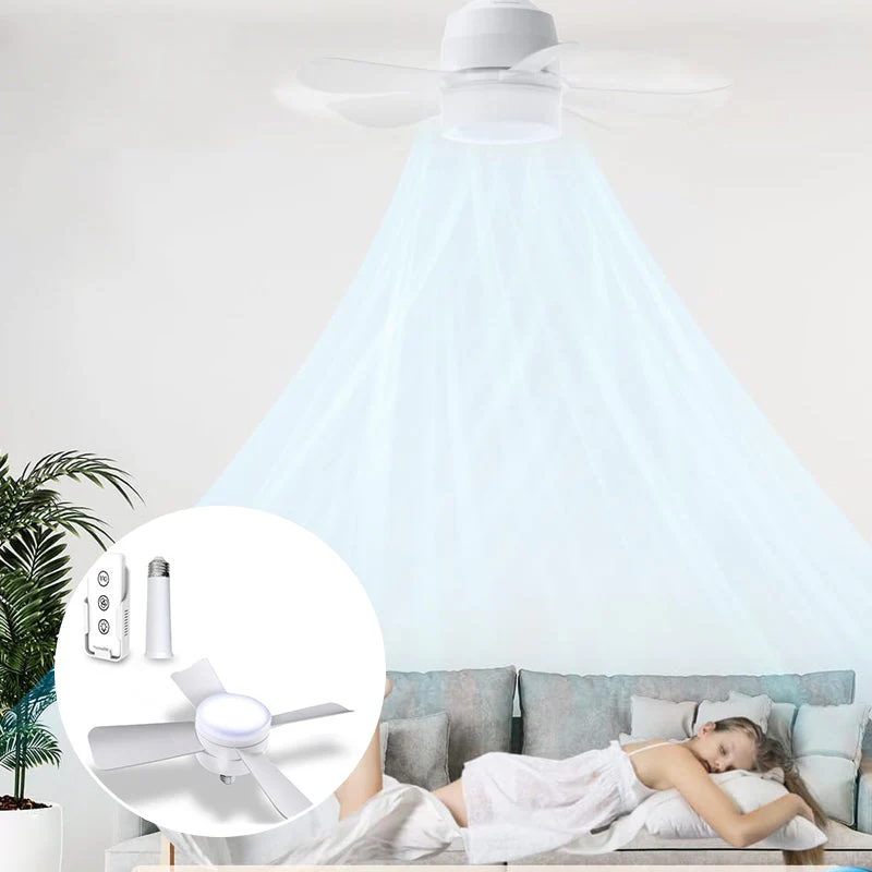 Sakerplus Ceiling Fan Light With Remote Control - Image 7