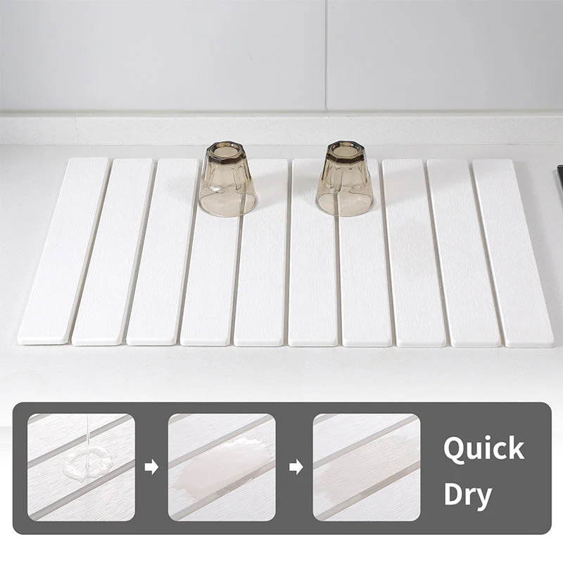 Sakerplus Collapsible Diatomaceous Dish Drying Mat - Image 11
