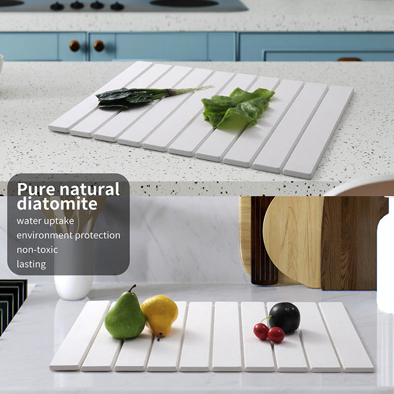 Sakerplus Collapsible Diatomaceous Dish Drying Mat - Image 13