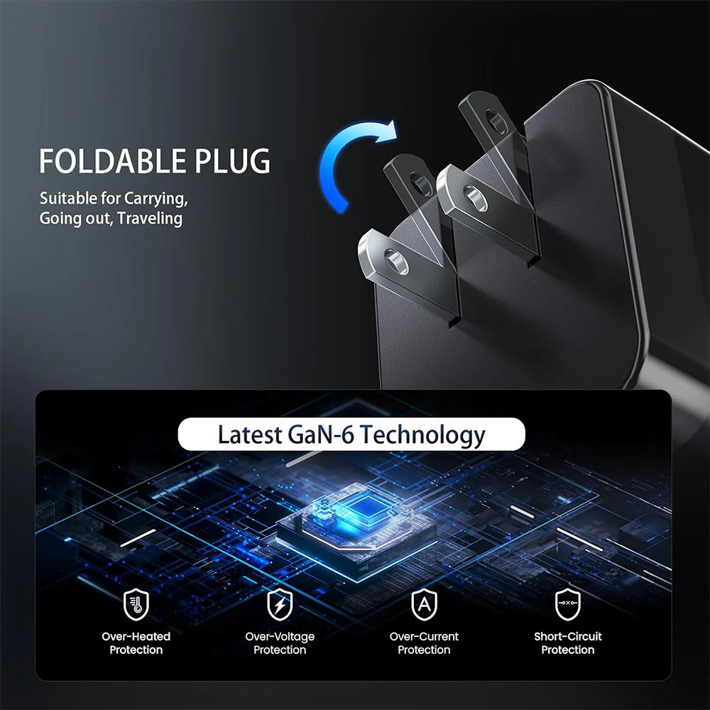 Sakerplus Compact Dual Retractable USB Charger - Image 5