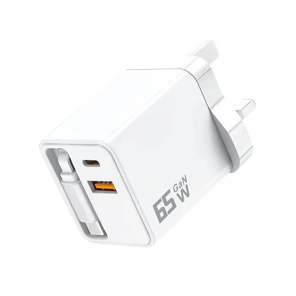 Sakerplus Compact Dual Retractable USB Charger - Image 9