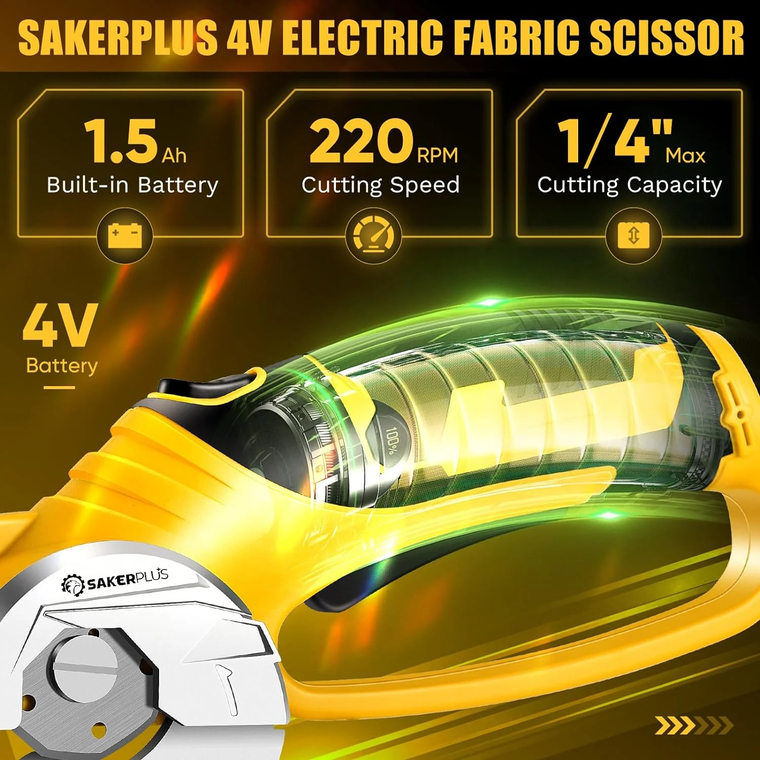 SakerPlus Cordless Electric Scissors - Image 3