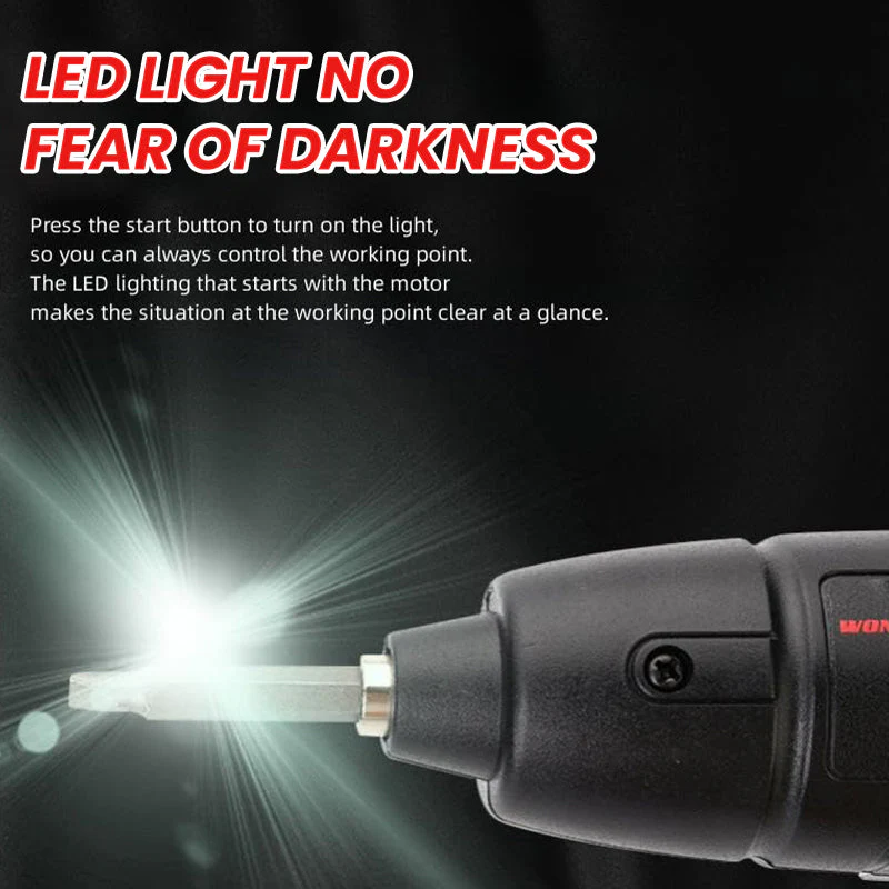 Sakerplus Cordless Electric Screwdriver with Bits - Image 10