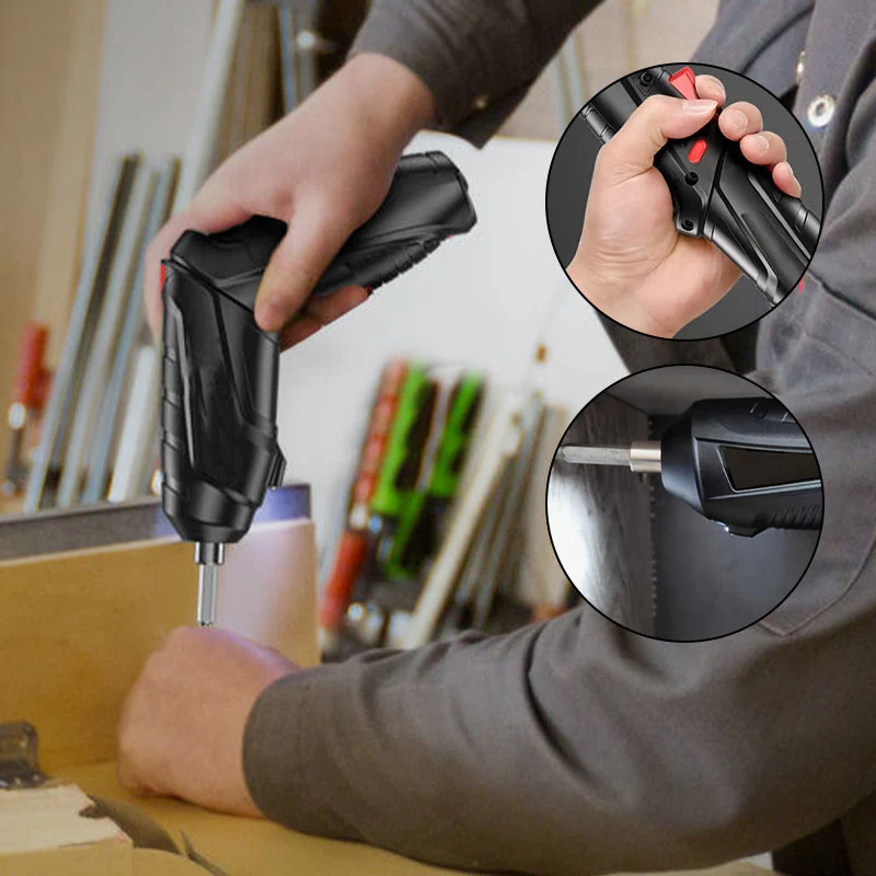Sakerplus Cordless Electric Screwdriver with Bits - Image 4