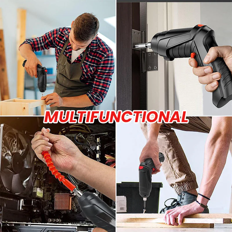 Sakerplus Cordless Electric Screwdriver with Bits - Image 9
