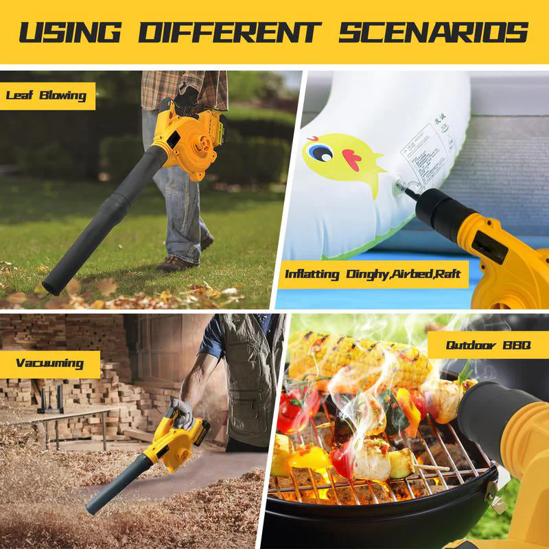 Sakerplus Cordless Jobsite Leaf Blower Vacuum - Image 5