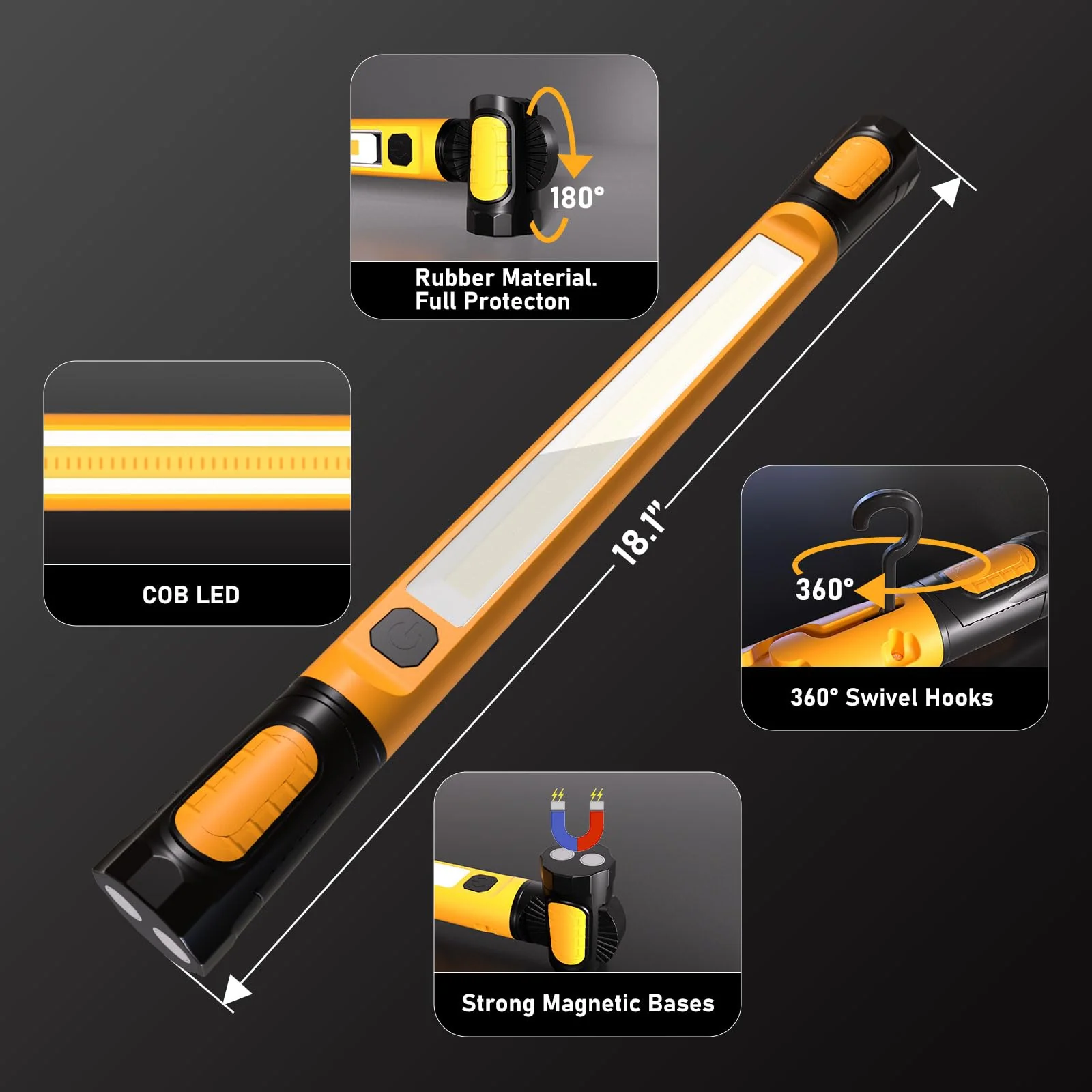 Sakerplus Cordless Underhood Work Light - Image 3