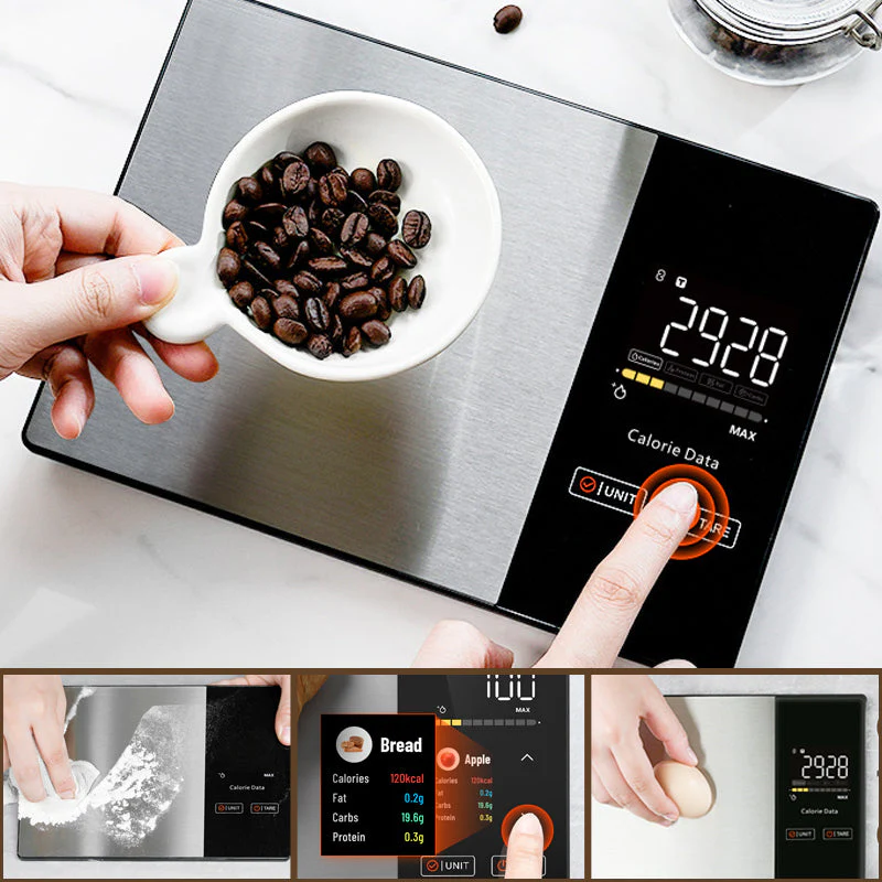 Sakerplus Digital Kitchen Scale with Nutrition Tracking - Image 11