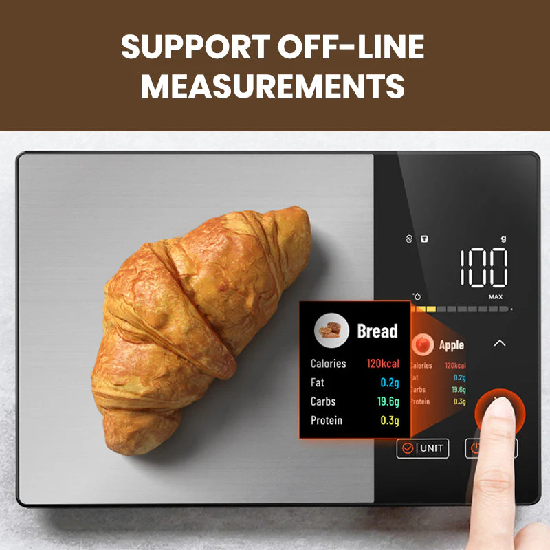 Sakerplus Digital Kitchen Scale with Nutrition Tracking - Image 4