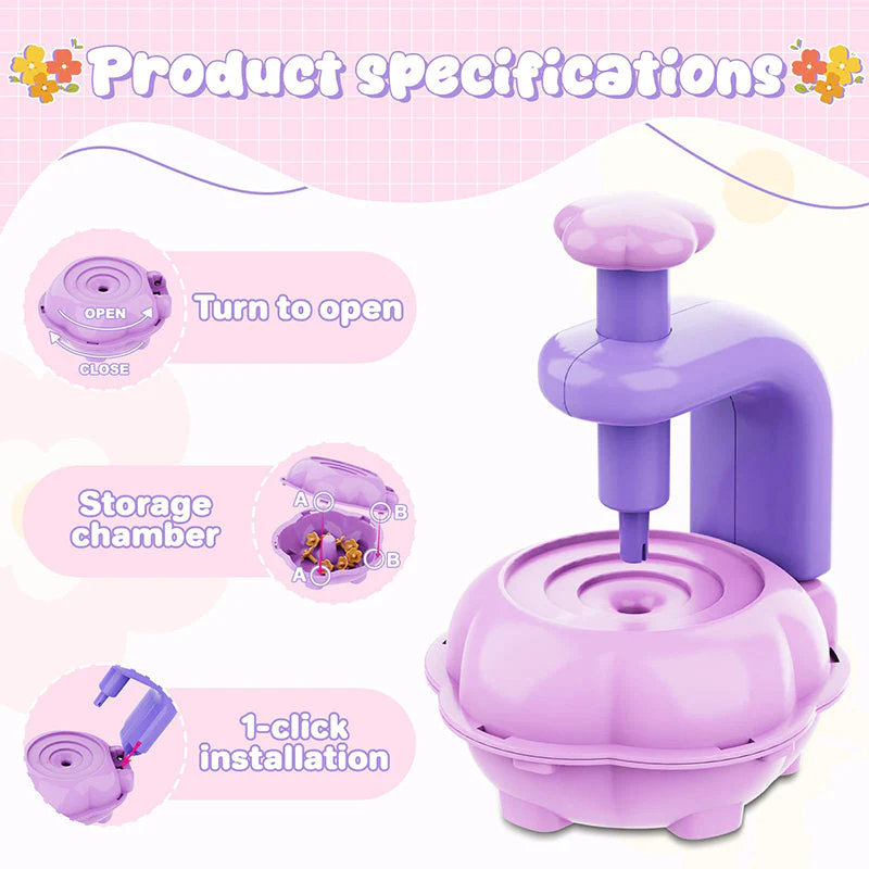 Sakerplus DIY Fabric Flower Craft Kit - Image 3