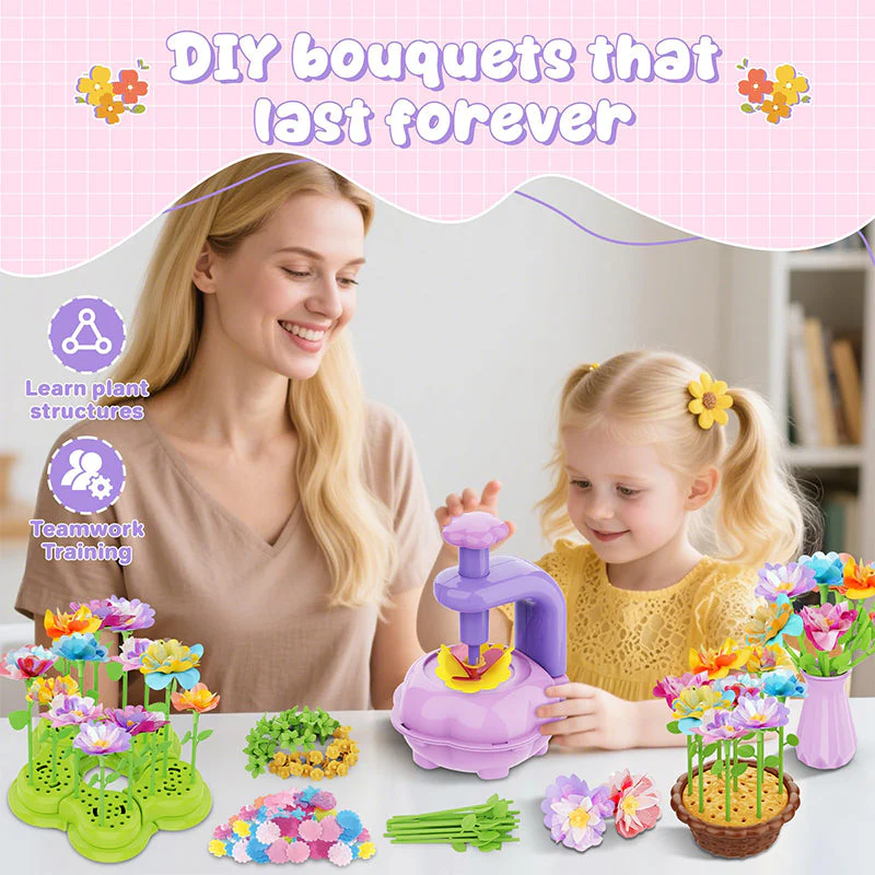 Sakerplus DIY Fabric Flower Craft Kit - Image 6