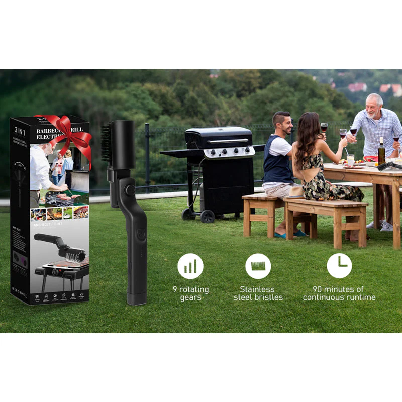 Sakerplus Electric 3-Speed Grill Brush - Image 13