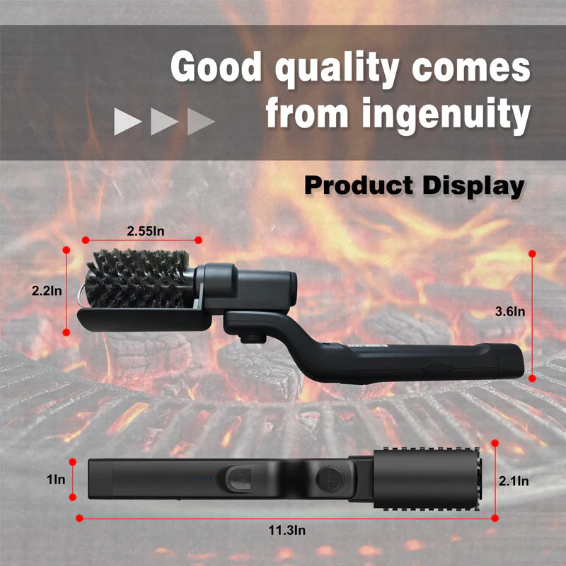 Sakerplus Electric 3-Speed Grill Brush - Image 14