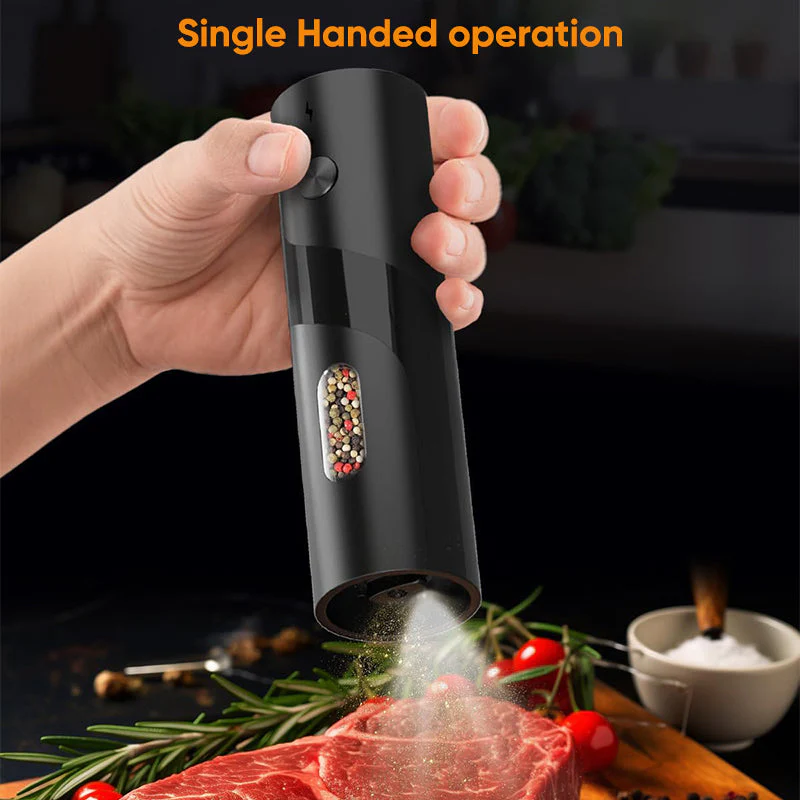 Sakerplus Electric Salt and Pepper Grinder Set with Charging Base - Image 14