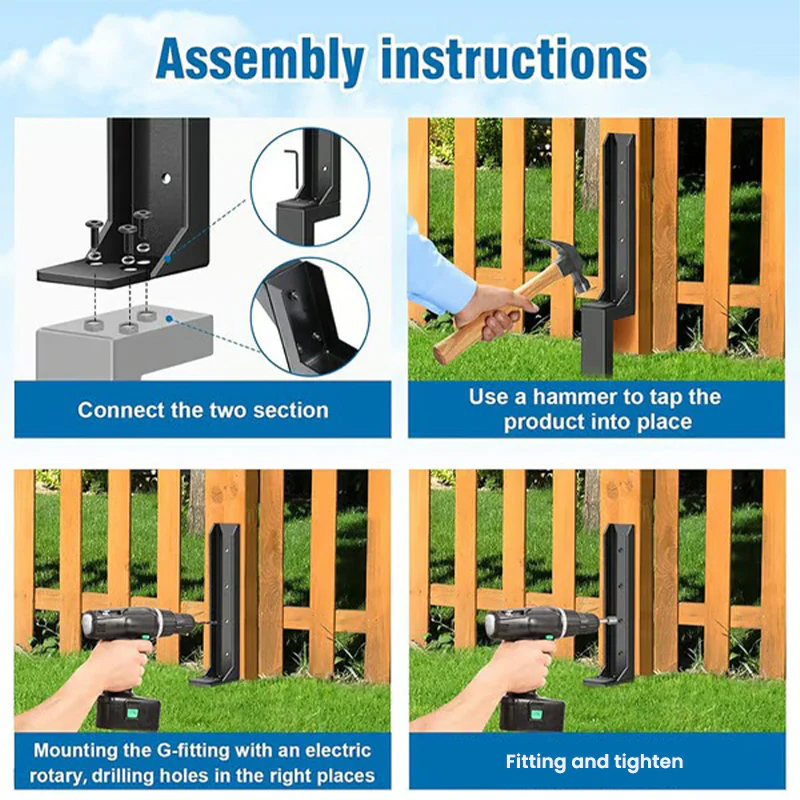 Sakerplus® Fence Post Repair Kit - Image 11