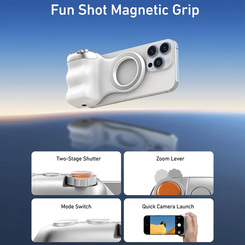 Sakerplus Fun Shot Magnetic Grip & Magnetic Selfie Light - Image 3