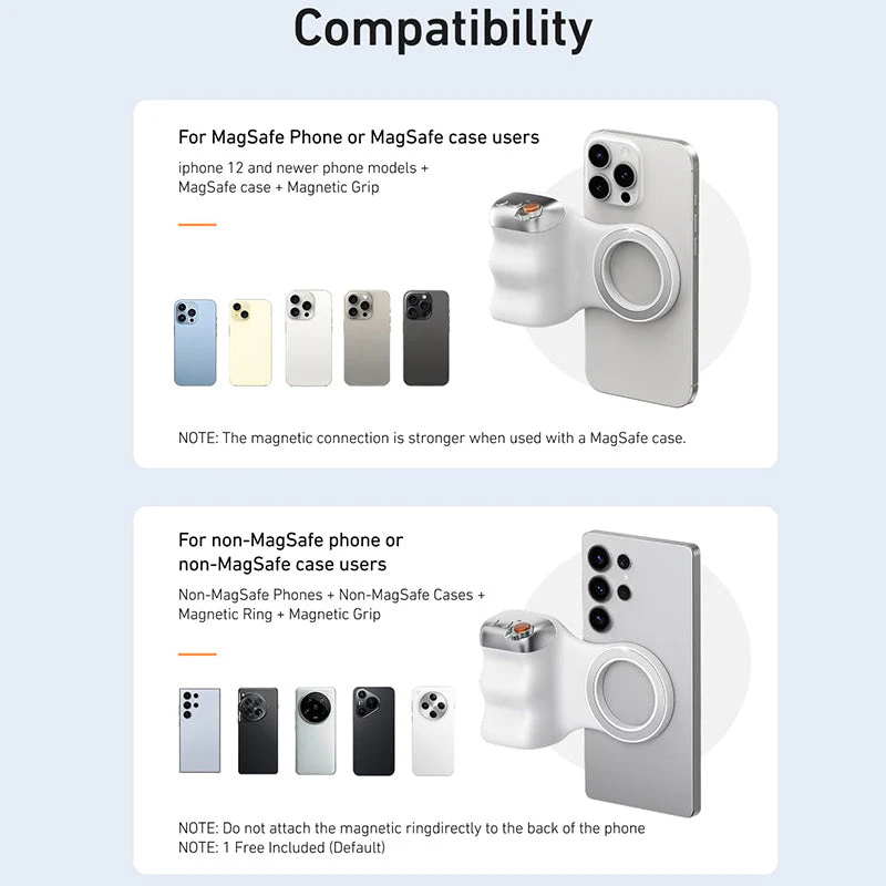 Sakerplus Fun Shot Magnetic Grip & Magnetic Selfie Light - Image 7
