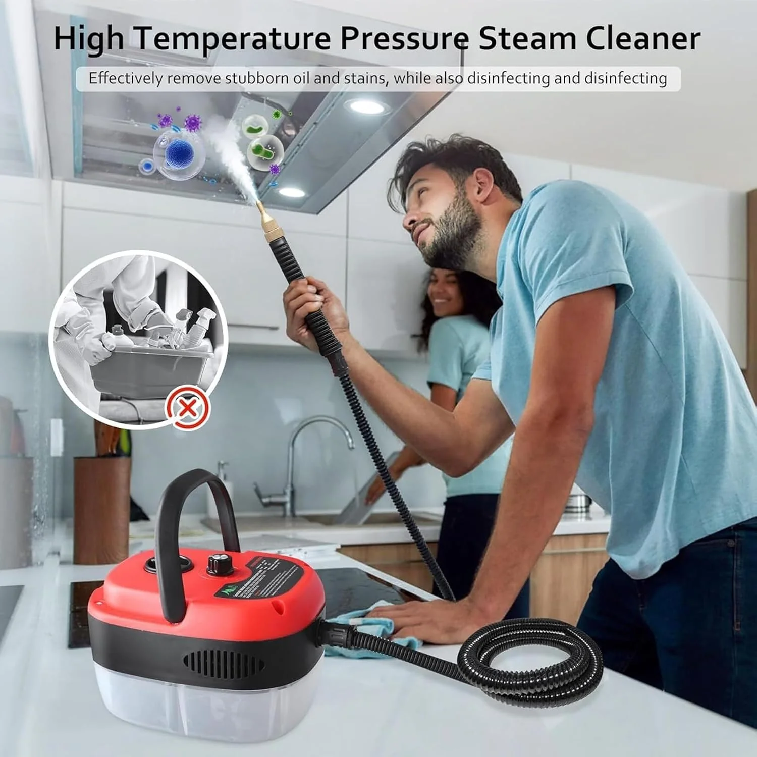 Sakerplus® Handheld Steam Cleaner - Image 3