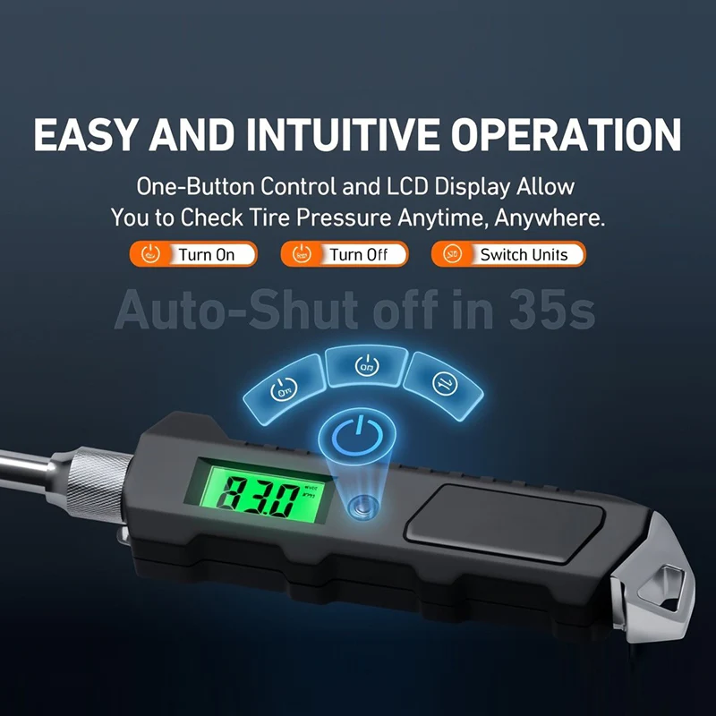 Sakerplus Heavy Duty Digital Tire Gauge - Image 5