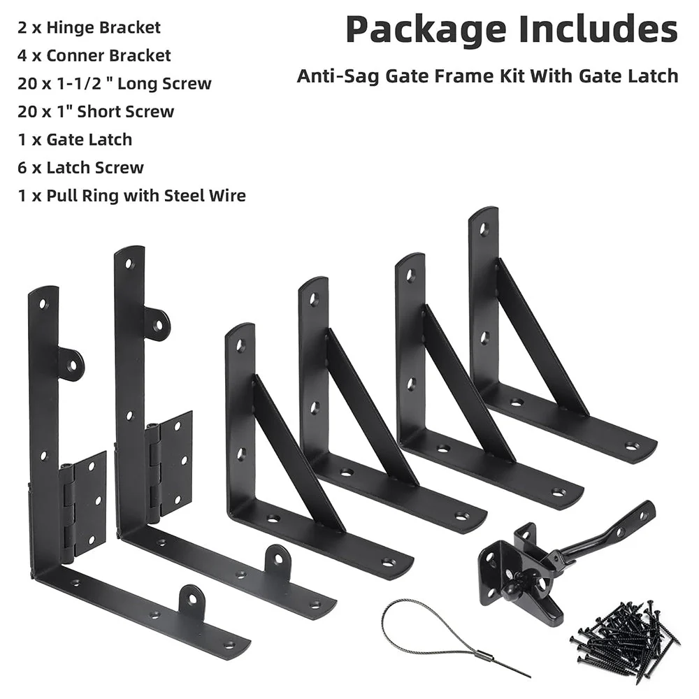 Sakerplus Heavy Duty Gate Brace Kit - Image 8