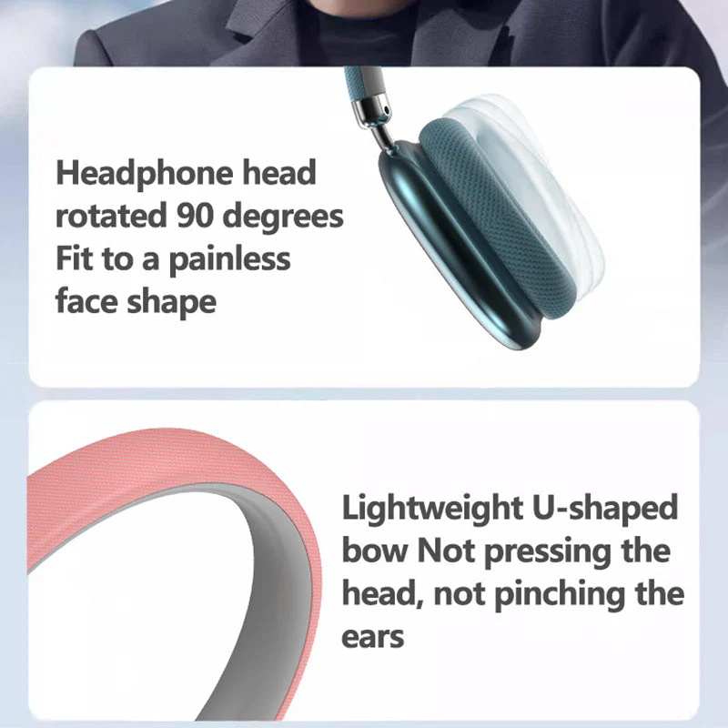 Sakerplus Hybrid Active Noise Cancelling Headphones - Image 16