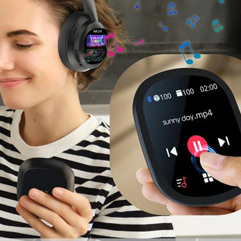 Sakerplus Hybrid ANC Wireless Headphones with MP3 - Image 4