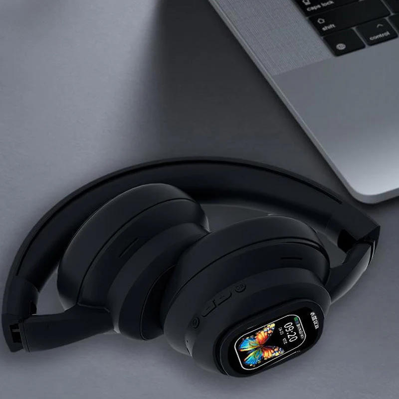 Sakerplus Hybrid ANC Wireless Headphones with MP3 - Image 7