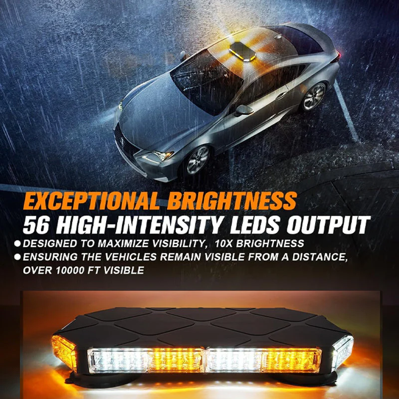 Sakerplus LED Flashing Strobe Light Bar - Image 11