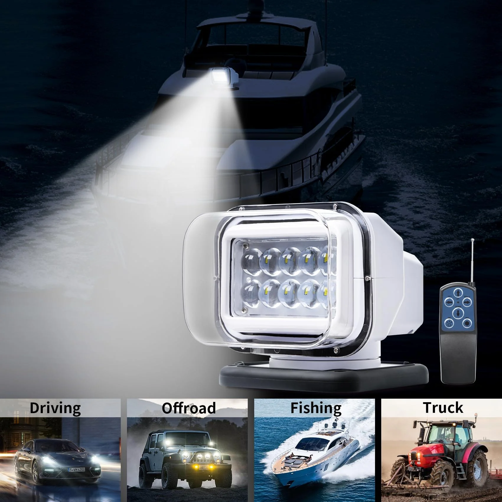 Sakerplus LED Spotlight with Remote - Image 15