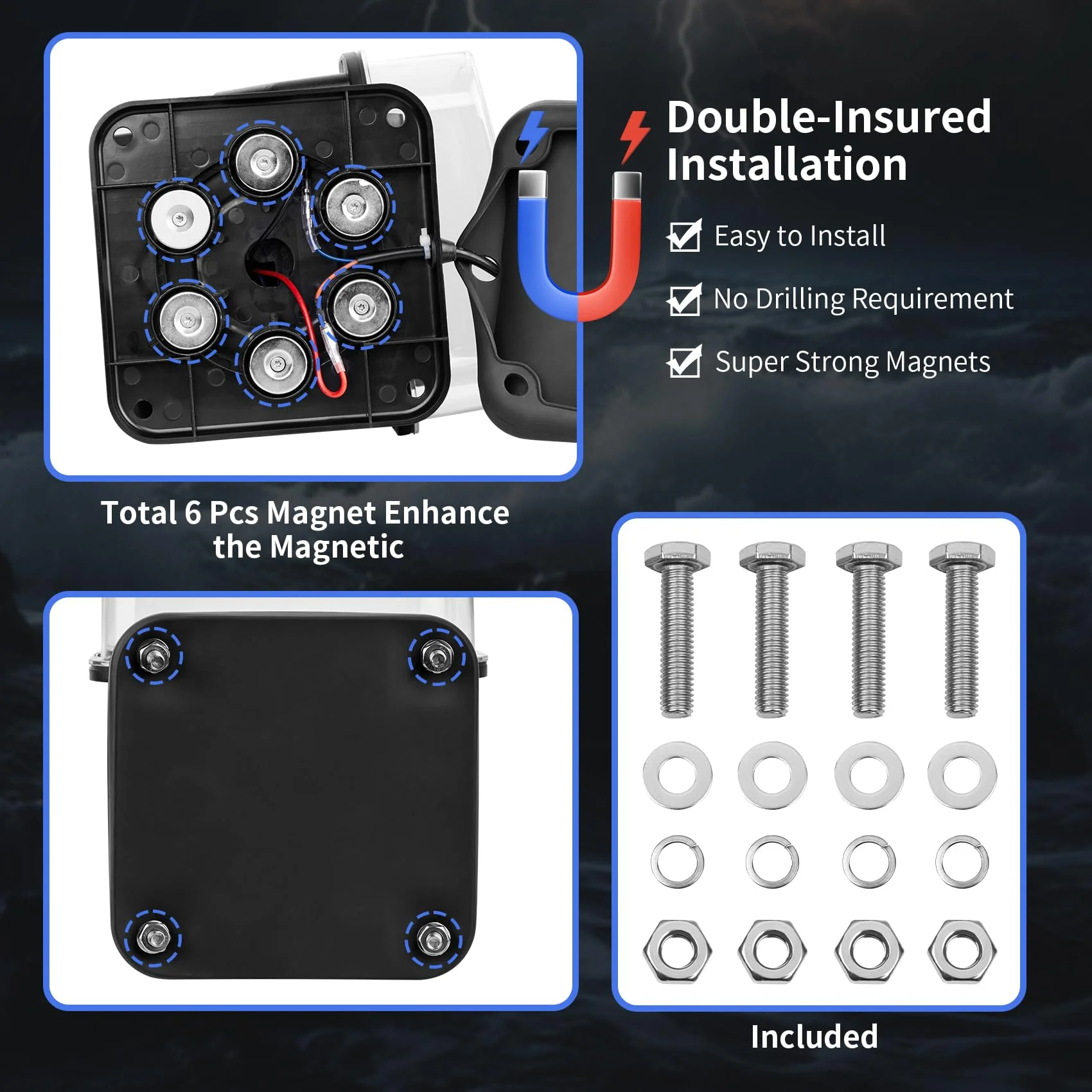 Sakerplus LED Spotlight with Remote - Image 6