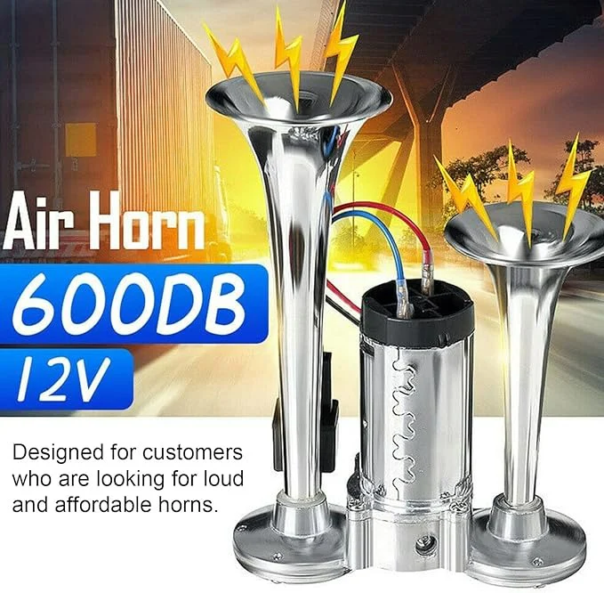 Sakerplus Loud Car Dual Trumpet Air Horn - Image 2
