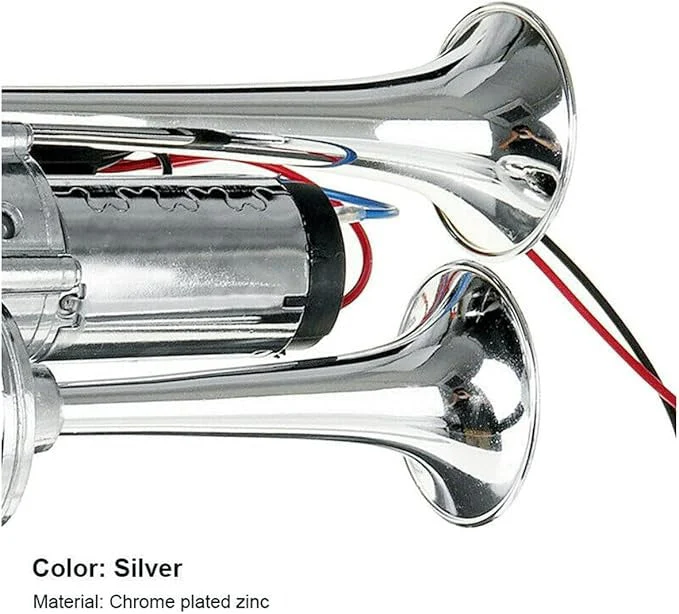Sakerplus Loud Car Dual Trumpet Air Horn - Image 6