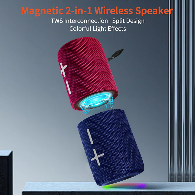 Sakerplus Magnetic Dual Splittable Bluetooth Speaker - Image 6