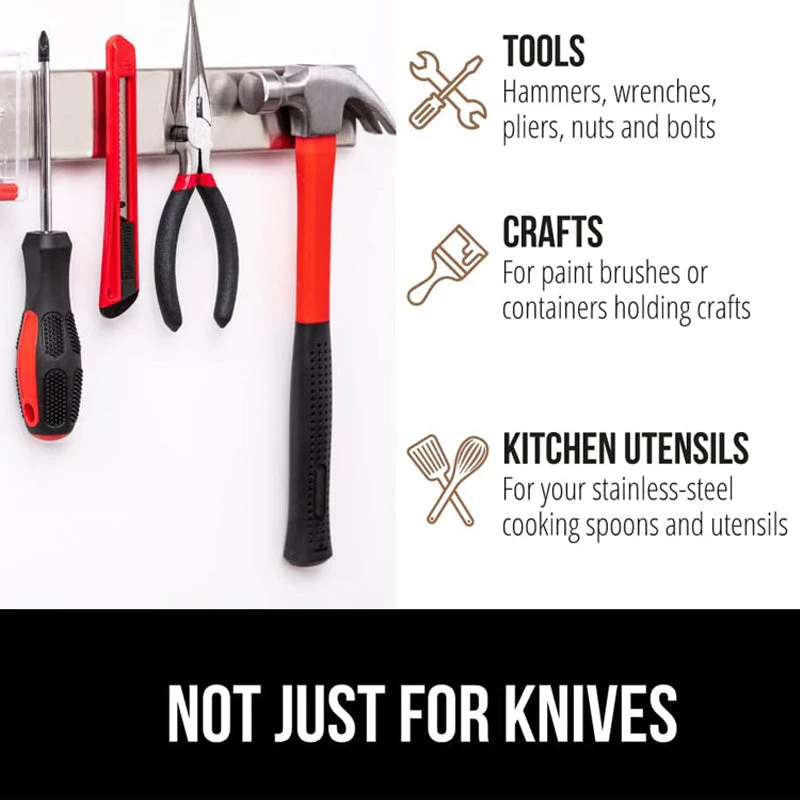 Sakerplus Magnetic Stainless Steel Knife Holder - Image 10