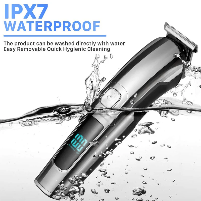Sakerplus Men’s Waterproof Grooming Kit Clippers - Image 6