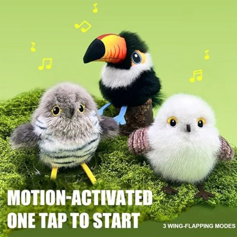 Sakerplus Motion Activated Flapping Bird Toy - Image 6