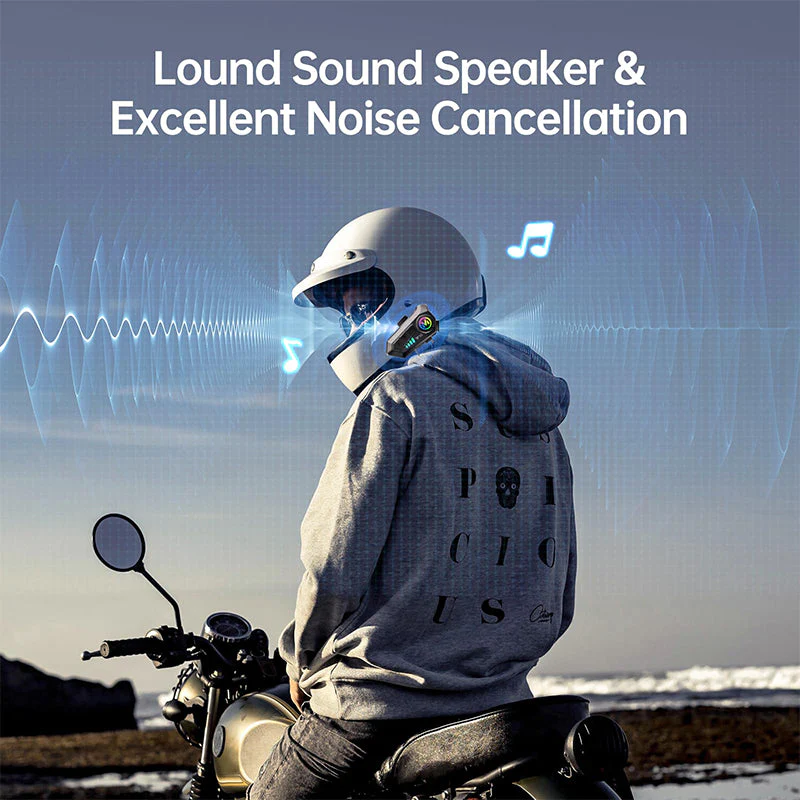 Sakerplus Motorcycle Bluetooth Helmet Headset - Image 12