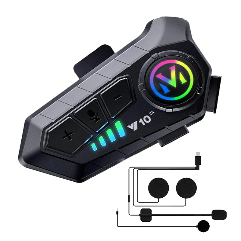 Sakerplus Motorcycle Bluetooth Helmet Headset - Image 2
