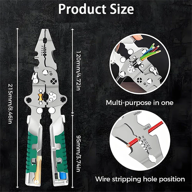 Sakerplus® Multi-function Electrician's Pliers Set - Image 7