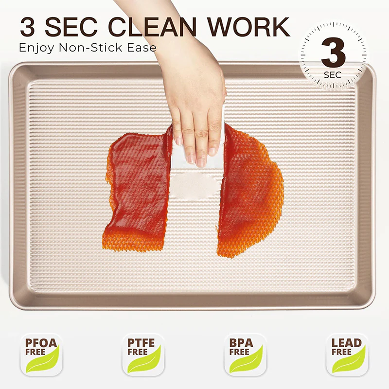 Sakerplus® Nonstick Baking Sheet Pan Set - Image 6