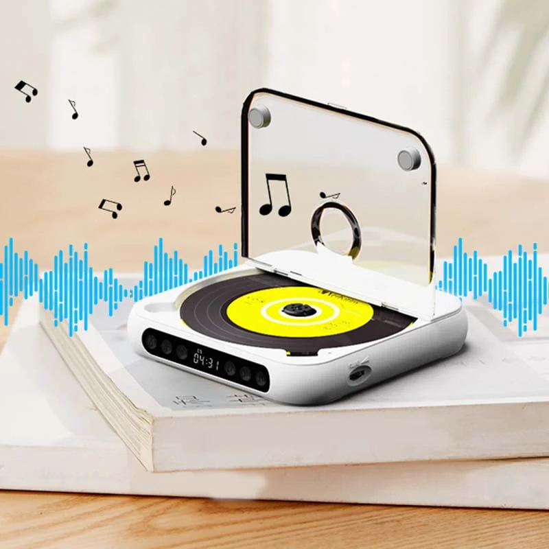 Sakerplus Portable Bluetooth-compatible CD Player - Image 8